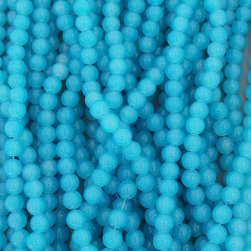 Pastels beads / 8mm beads / nice blue / 104 pieces SZPS0840