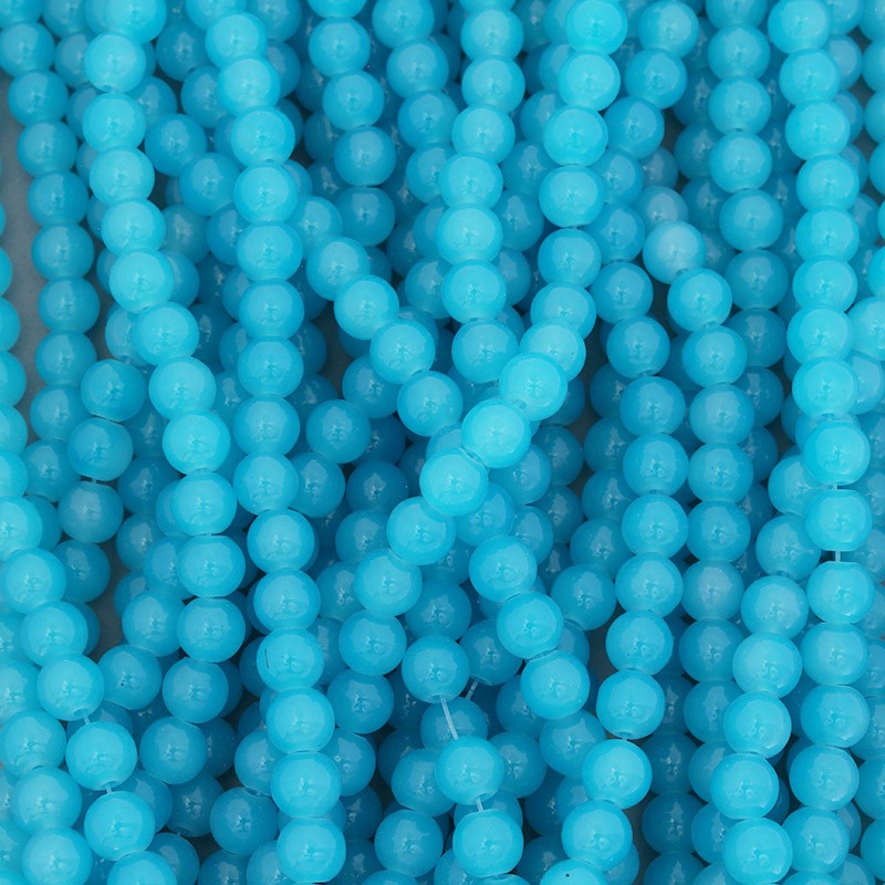 Pastels beads / 8mm beads / nice blue / 104 pieces SZPS0840