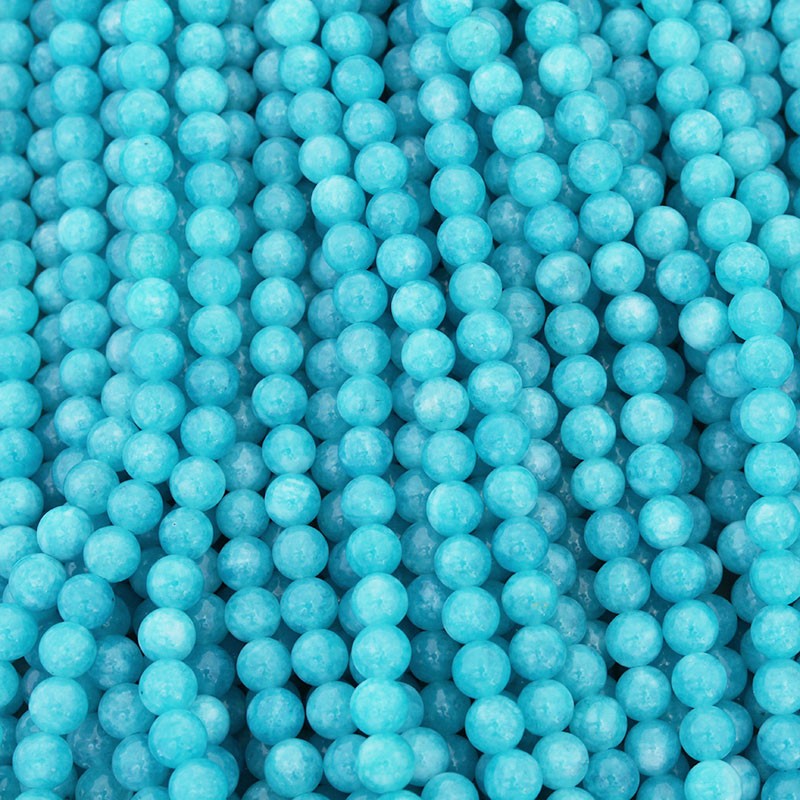 Colored amazonite / beads 6mm beads, rope 62pcs KAAMKU06