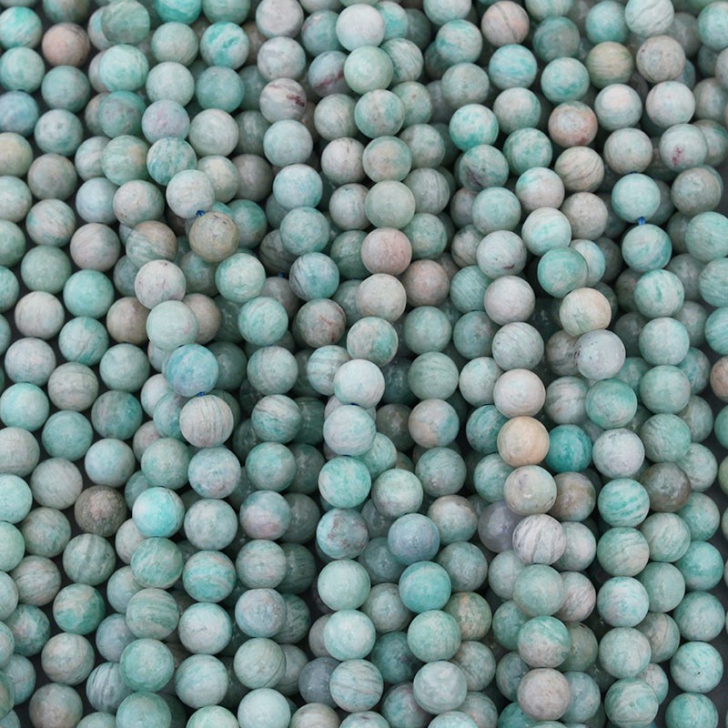 Amazonite AB / beads beads 6mm / rope 62pcs KAAMZKU06