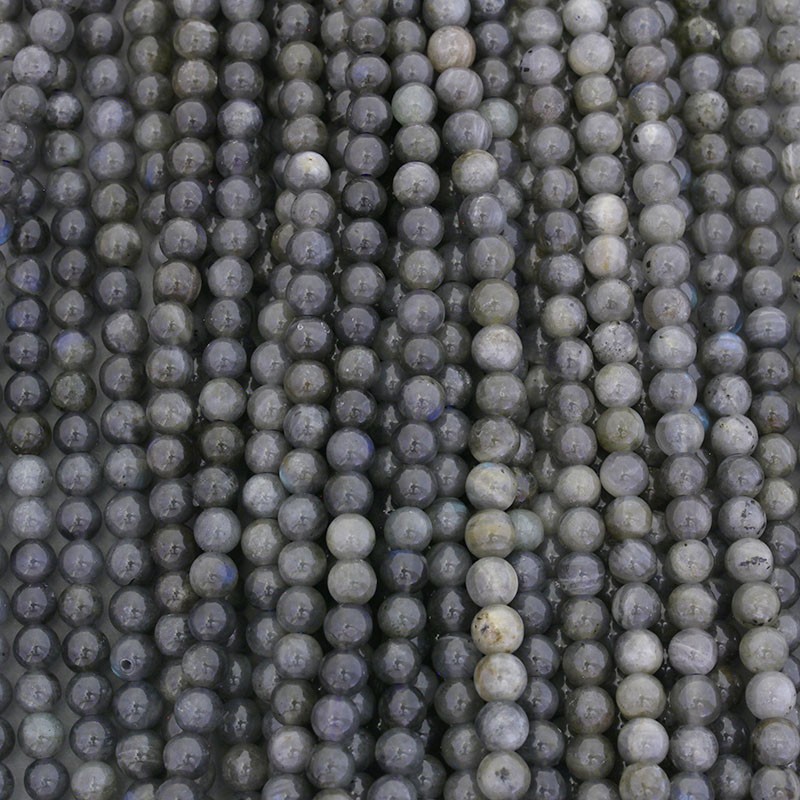 Labradorite / 4mm balls / rope 87pcs / KALBKU04
