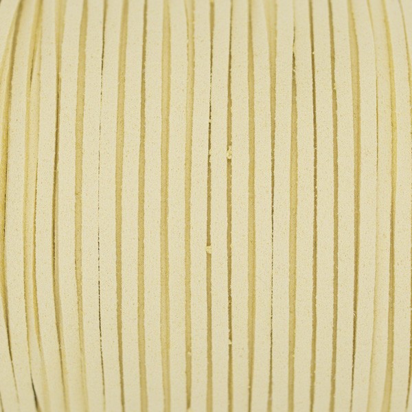 Suede strap / vanilla cream 1m RZZA198