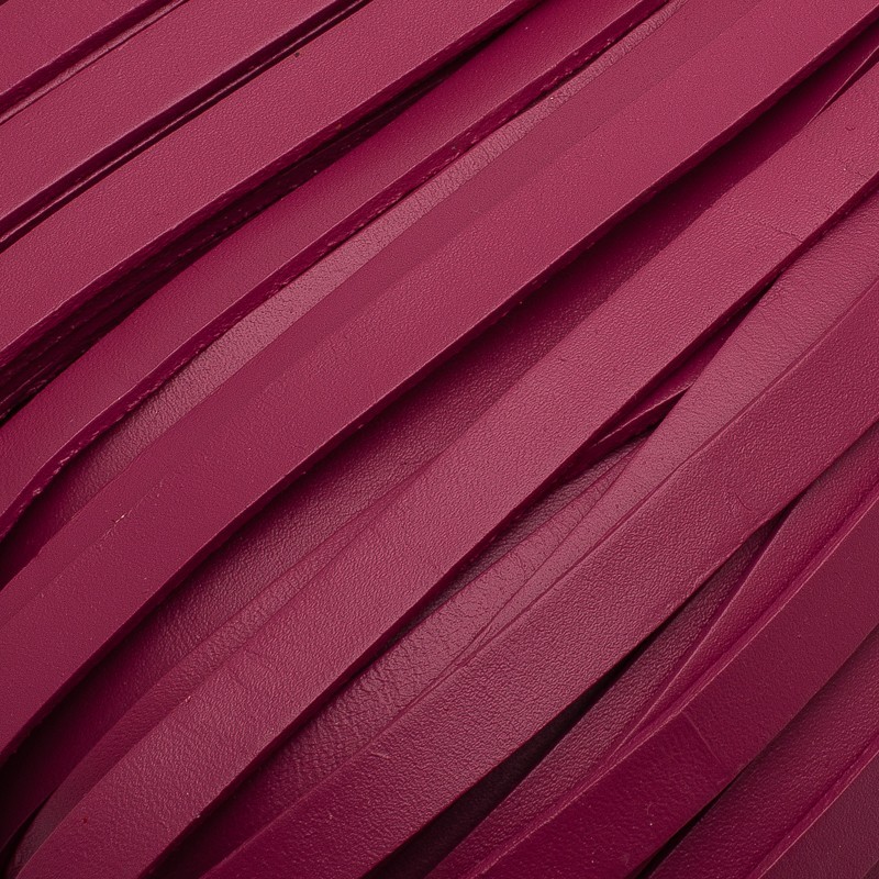 Leather flat strap 10x2mm pink 1m RZIN35