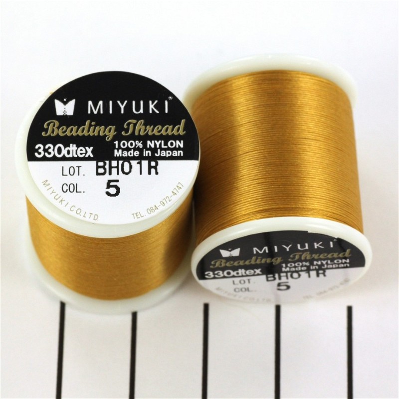 Nici Miyuki/ złote/ nylon/ szpulka 50m NCMI05