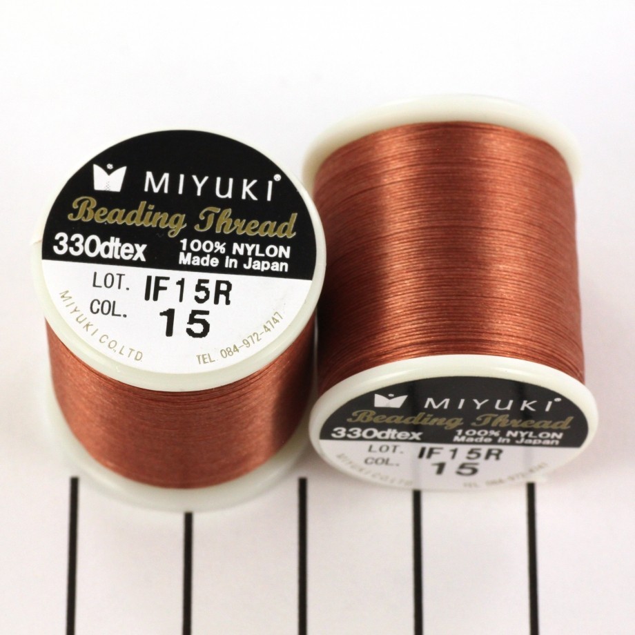 Miyuki threads / nutmeg / nylon / spool 50m NCMI15