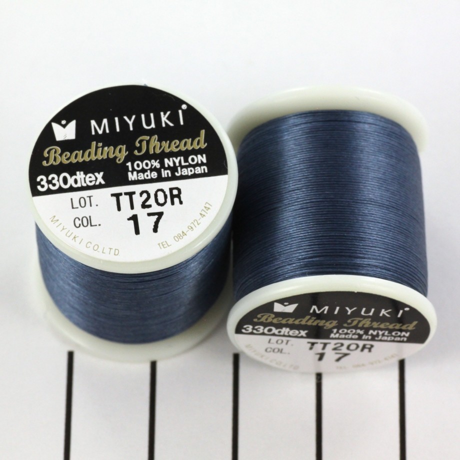 Threads Miyuki / blue denim / nylon / spool 50m NCMI17