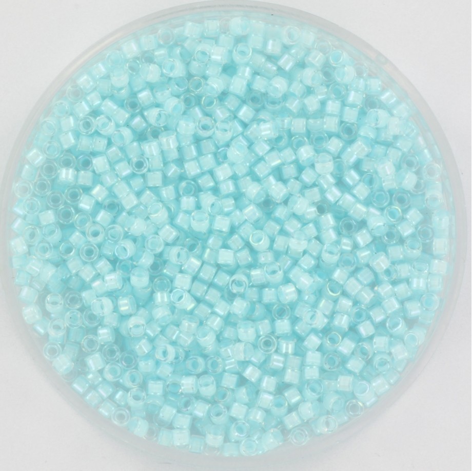 Koraliki Miyuki Delica 11/0 lined luster crystal aqua mist 5g/ MIDE11-78