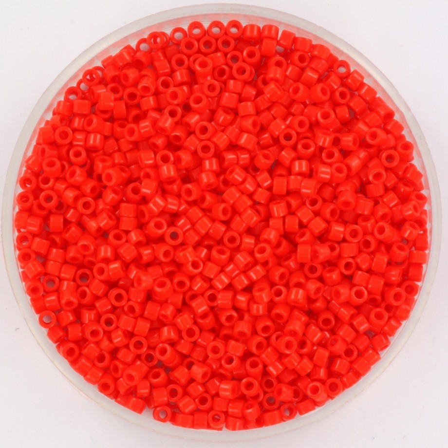 Miyuki Delica 11/0 opaque vermillion red 5g/ MIDE11-727