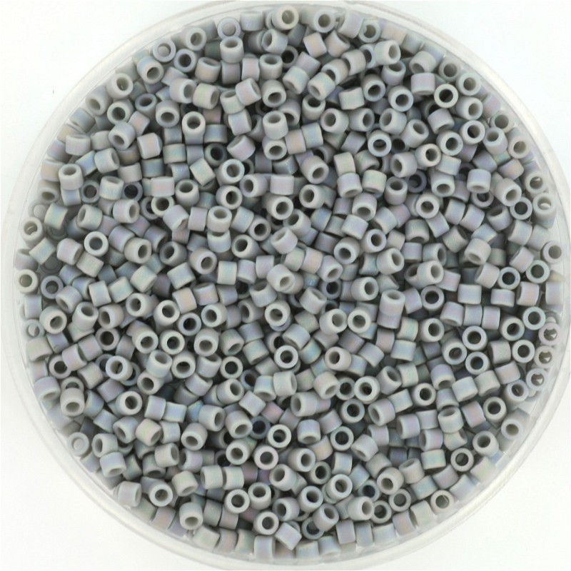 Miyuki Delica 11/0 opaque matte ab gray 5g/ MIDE11-882