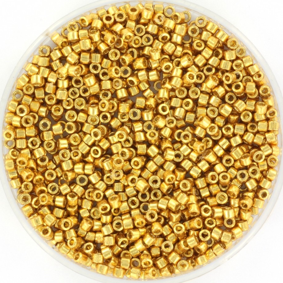 Miyuki Delica 11/0 duracoat galvanized gold 5g/ MIDE11-1832