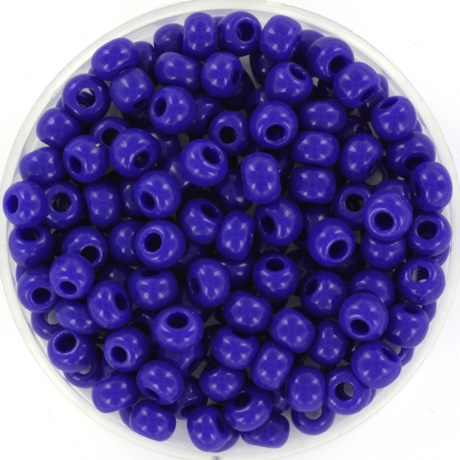 Beads Miyuki / round / rocailles 6/0 opaque cobalt 5g / MIRO06-414