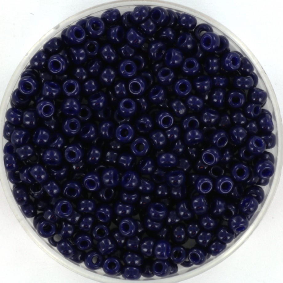 Koraliki Miyuki/ round/ rocailles 8/0 duracoat opaque dyed dark navy blue 5g/ MIRO08-4494