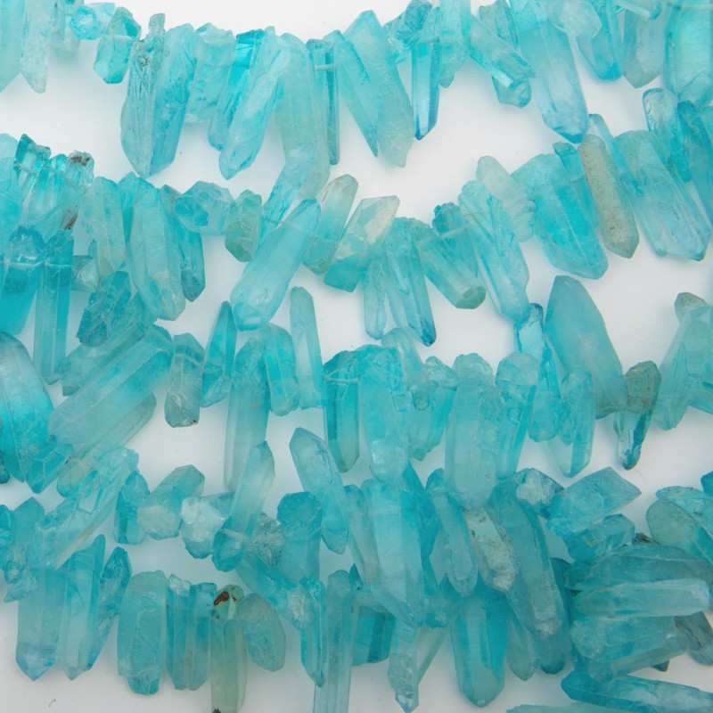 Aquamarine quartz / icicles / 20-34mm / 1pcs KAKR100