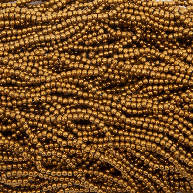 Hematite / antique gold / beads beads 2.mm / rope KAHEKU02OG