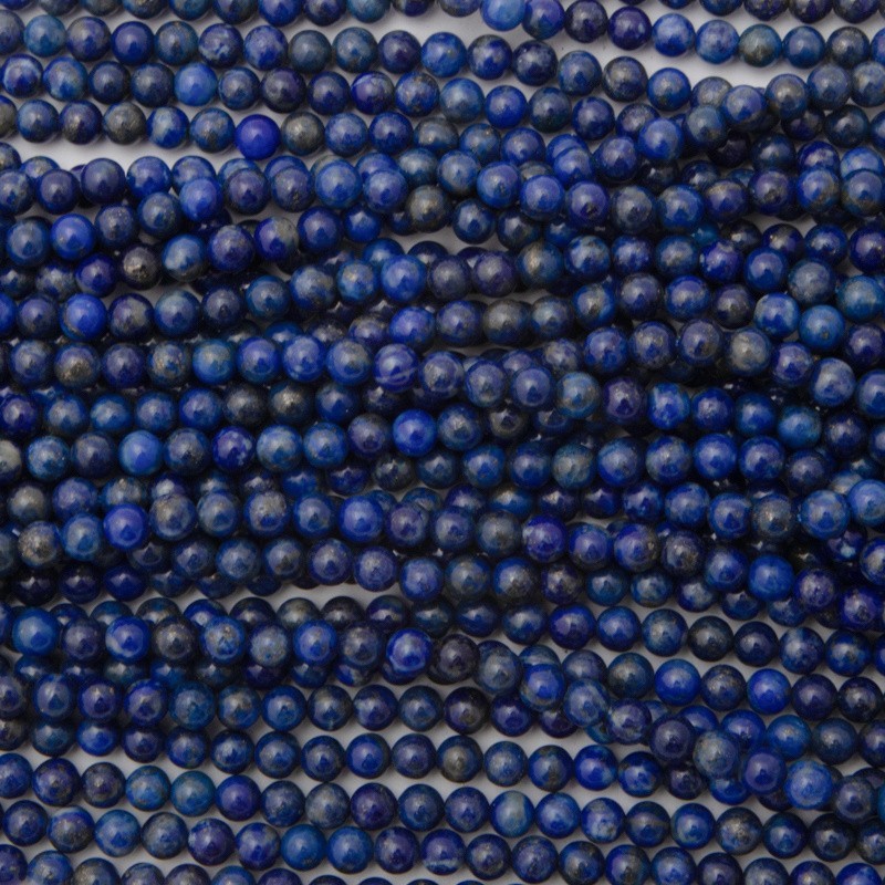Lapis Lazuli/ kulki 4mm 95szt / sznur KALAKU04