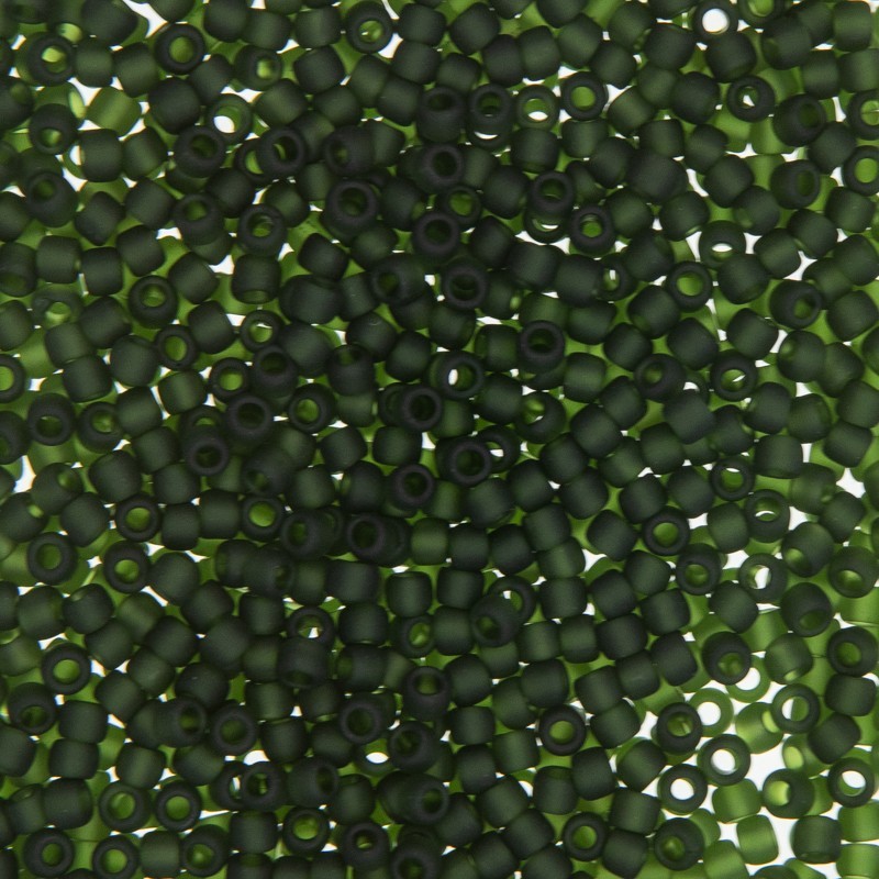 Koraliki Toho/ round 8/0 /transparent-frosted olivine 10g/ TOTR08-940F