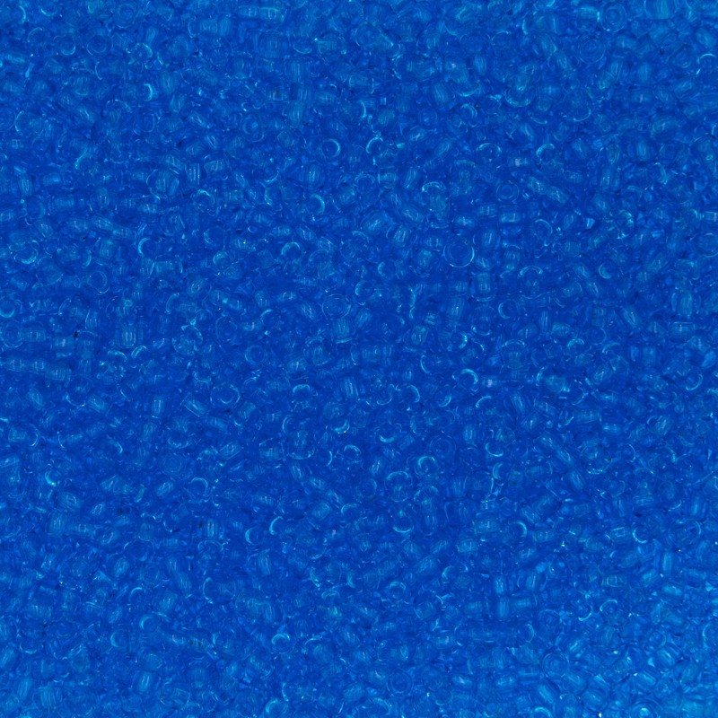 Koraliki Toho/ round 11/0 / transparent dk aquamarine 10g/ TOTR11-3B