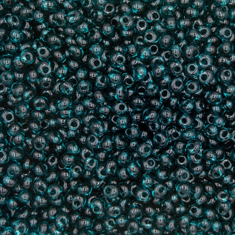 Toho beads / magatama 3mm / transparent capri blue 10g / TOTM03-7BD