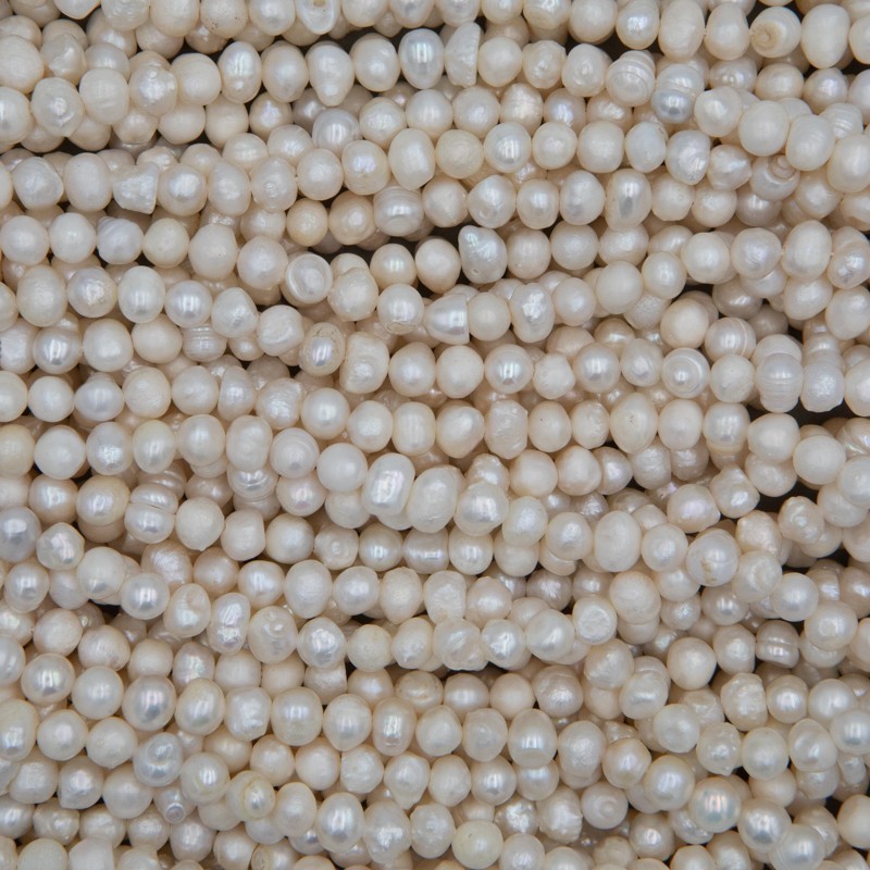 Freshwater pearls / rope 36cm / 5mm PASW247