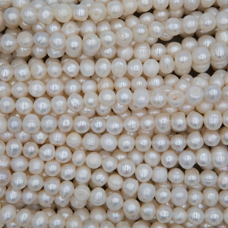 Freshwater pearls / rope 36cm / 8mm PASW248