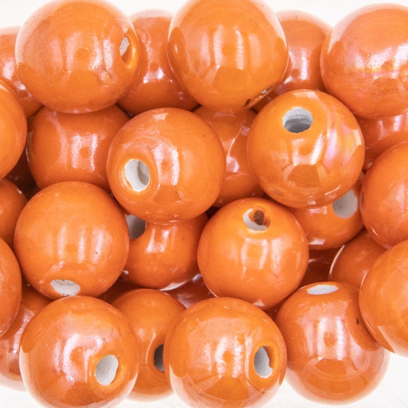 Ceramic ball 20mm orange 1pc CKUD20C01