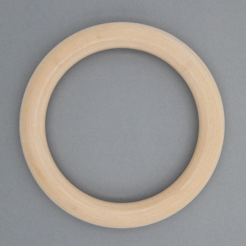 Raw wood circle 120x15mm 1pc DRGE47