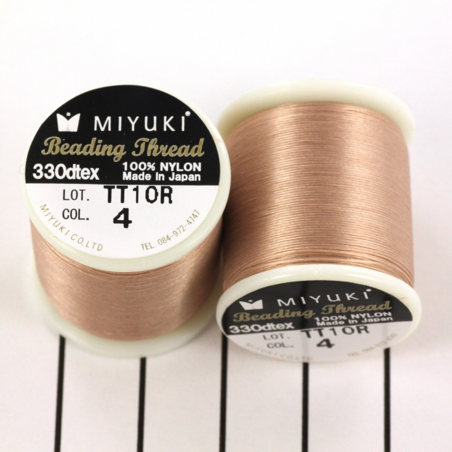 Threads Miyuki / brown beige / nylon / spool 50m NCMI04