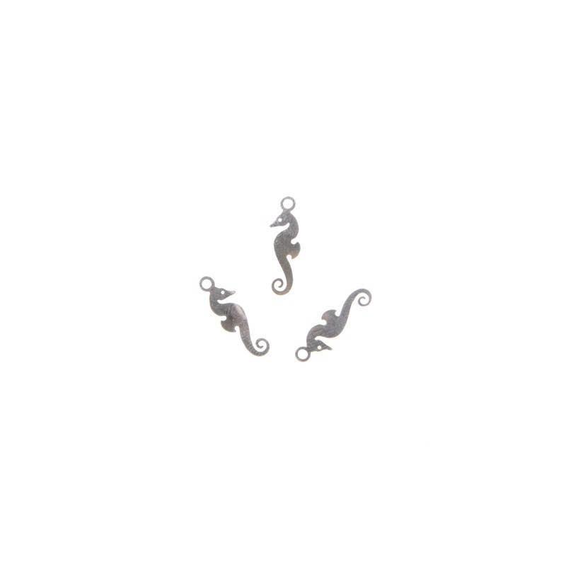 Seahorse pendant / surgical steel / 5x15mm, 1 piece ASS259