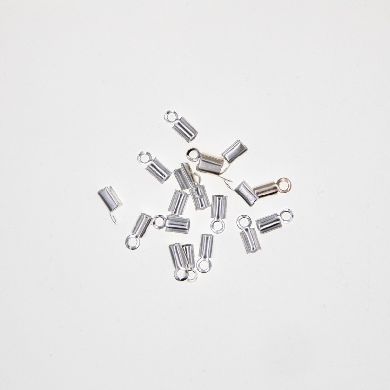 Końcówki łapaczki zaciskowe 10.8x6.7x4.4mm/ srebrny 100szt LSP10XL
