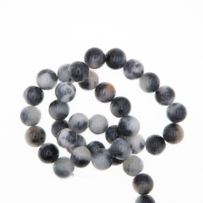 Persian jade / 10mm ball beads / 4pcs KAJP10
