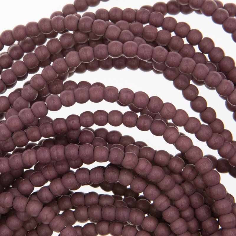 Howlit beads brown purple balls 4mm 98pcs / string HOBFKU04
