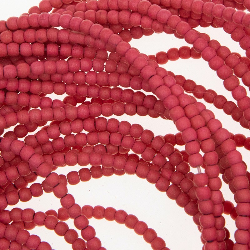 Howlite / beads 4mm / coral pink / 100pcs / string HOKOKU04