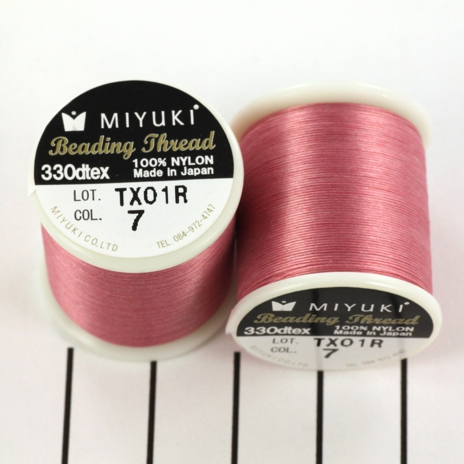 Threads Miyuki / pink / nylon / spool 50m NCMI07