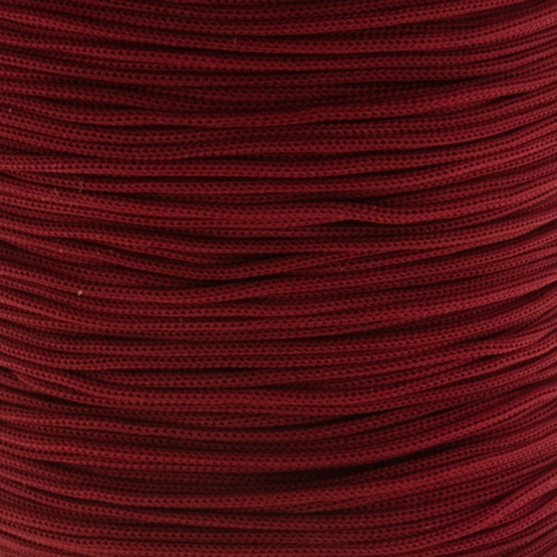 String for macrame / shamballa / nylon / burgundy 1mm 75m PWSH1034