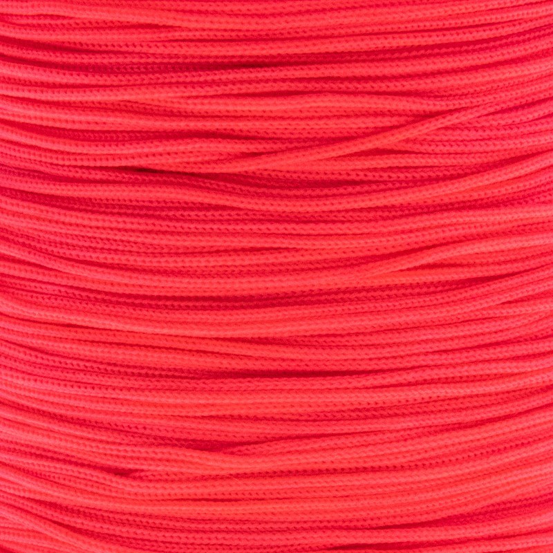Micro-macrame / nylon / fluo pink cord / 0.8mm 90m PWSH0836