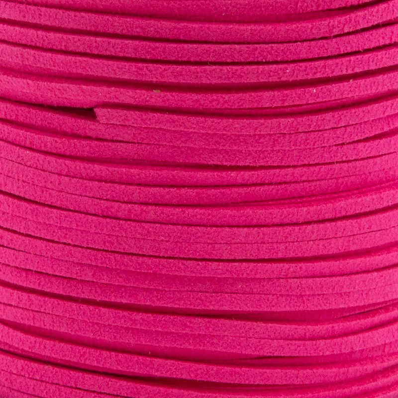 Suede strap fluo pink / 1.3x2.3 / 1m RZZA205