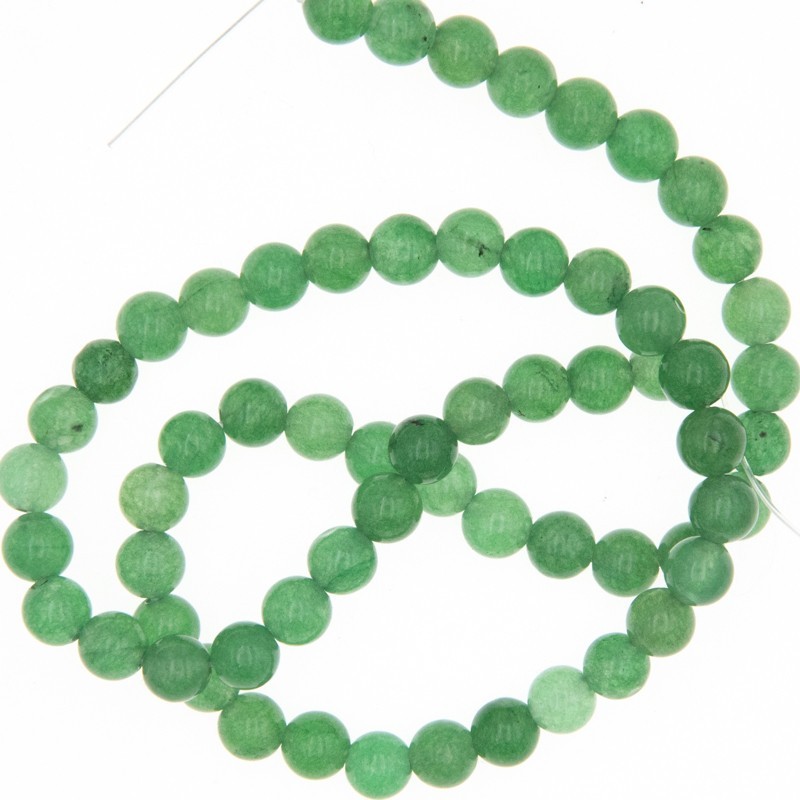 Green aventurine / beads beads 6mm / 60pcs / cord / KAAWGKU06A