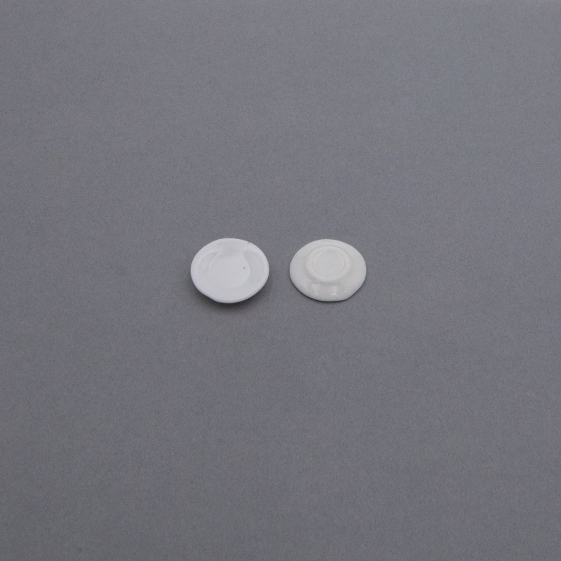 Ceramic plate / miniature white 18mm 1pc CNA010