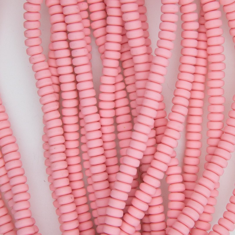Katsuki beads / candy pink / lace 7mm / rope 110pcs / MOOP07005