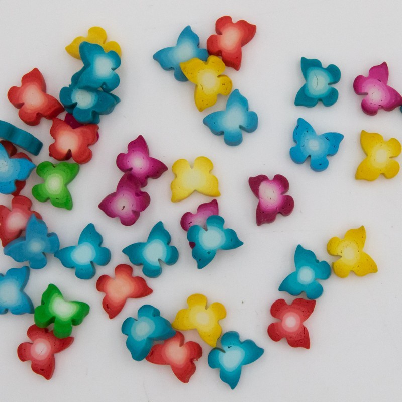 Katsuki beads / butterflies approx.10mm / 10pcs / MOKSZ023