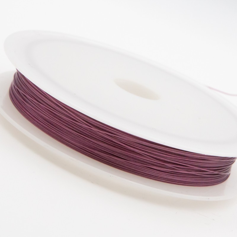 Coated jewelry line 0.38mm / purple / 21 [m] (spool) LIS03845