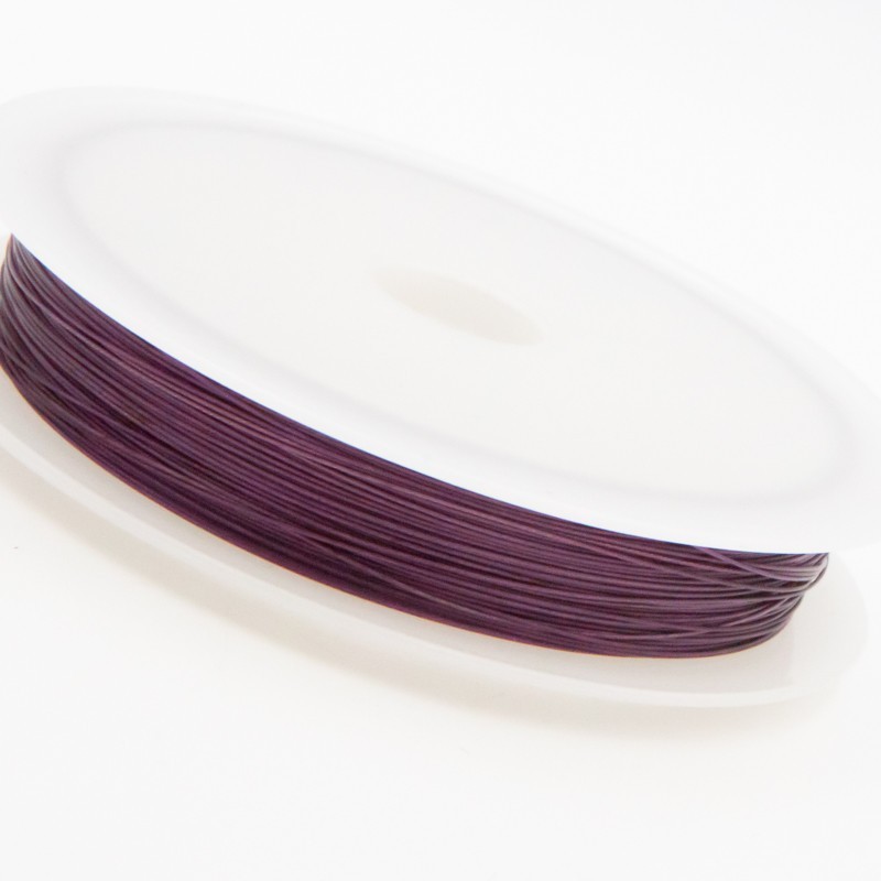 Coated jewelry line 0.38mm / dark purple / 21 [m] (spool) LIS03849