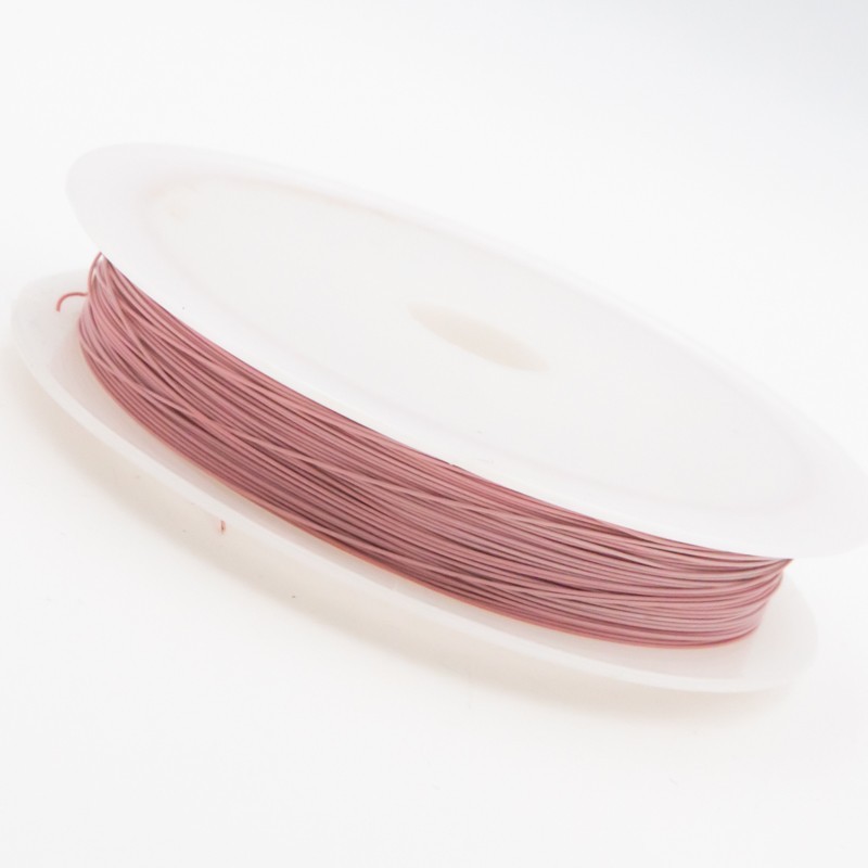 Jewelery rope 0.38mm / light pink / 21 [m] (spool) LIS03853