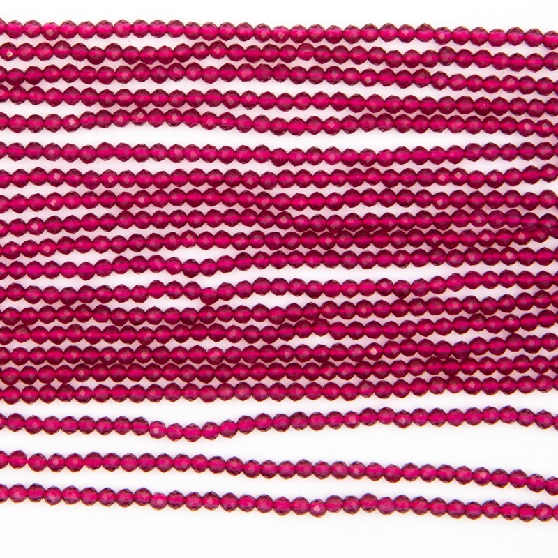 Pink spinel beads / 2mm faceted beads / 170pcs KASPF02