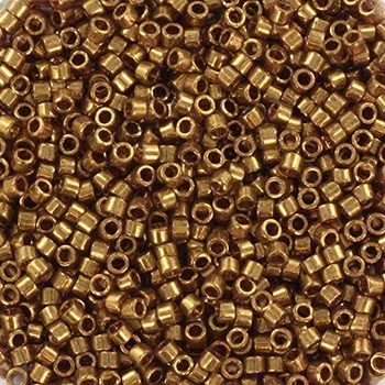Miyuki Delica beads 11/0 gold luster dark topaz 5g / MIDE11-115