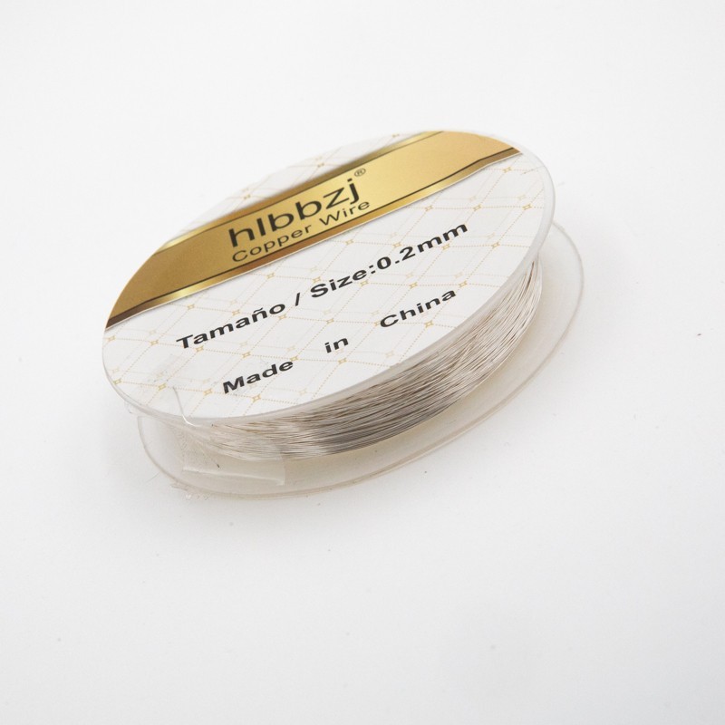Jewelery wire 0.2mm light silver / 20 [m] (spool) DR02SS
