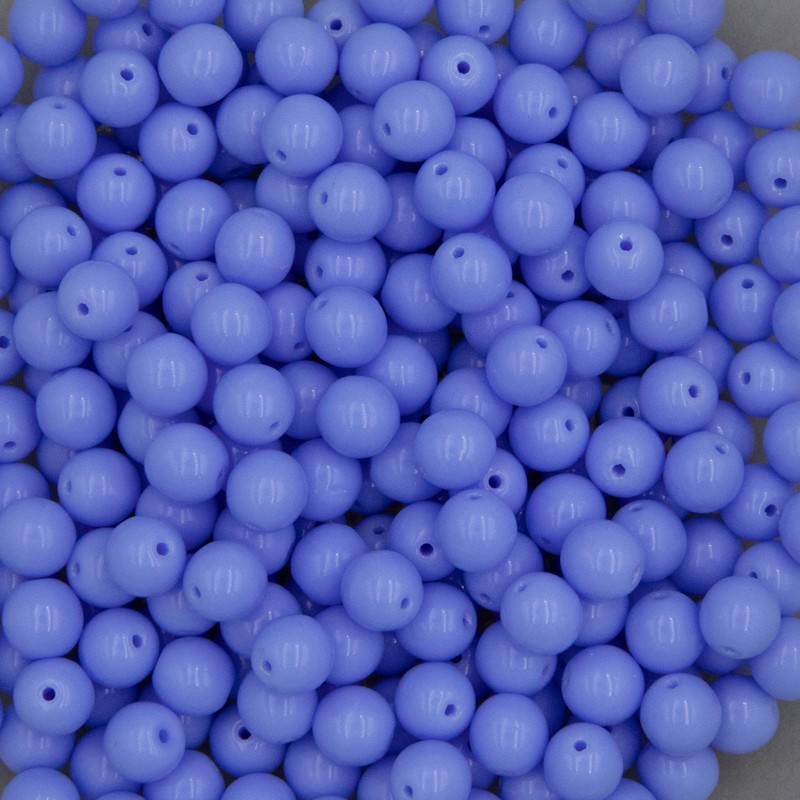 Czech beads / 6mm beads / sky blue opaque / 25pcs / SZGBKG06A043