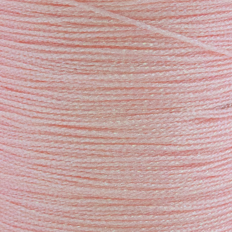 Metallic string / powder pink / 0.4mm 40m / spool PWSM0406