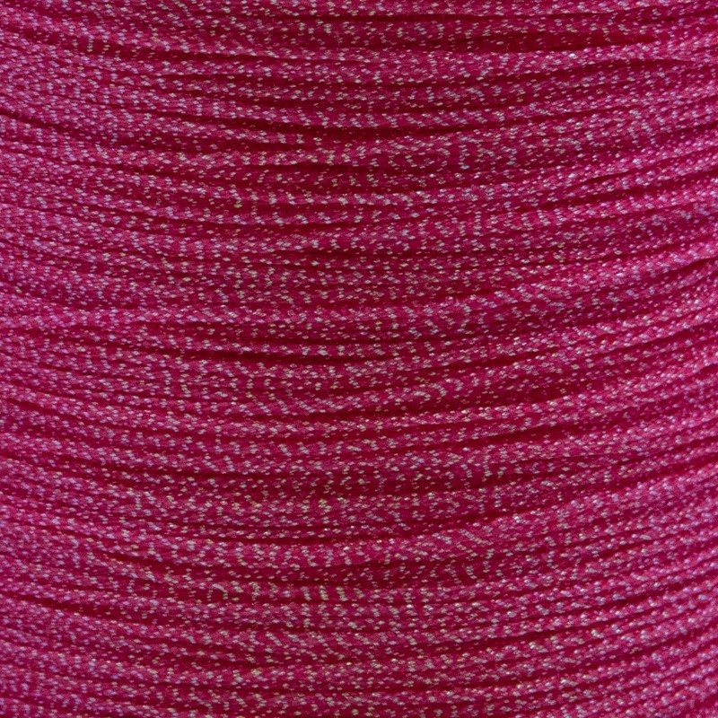 Metallic string / intense pink / 0.4mm 40m / spool PWSM0408
