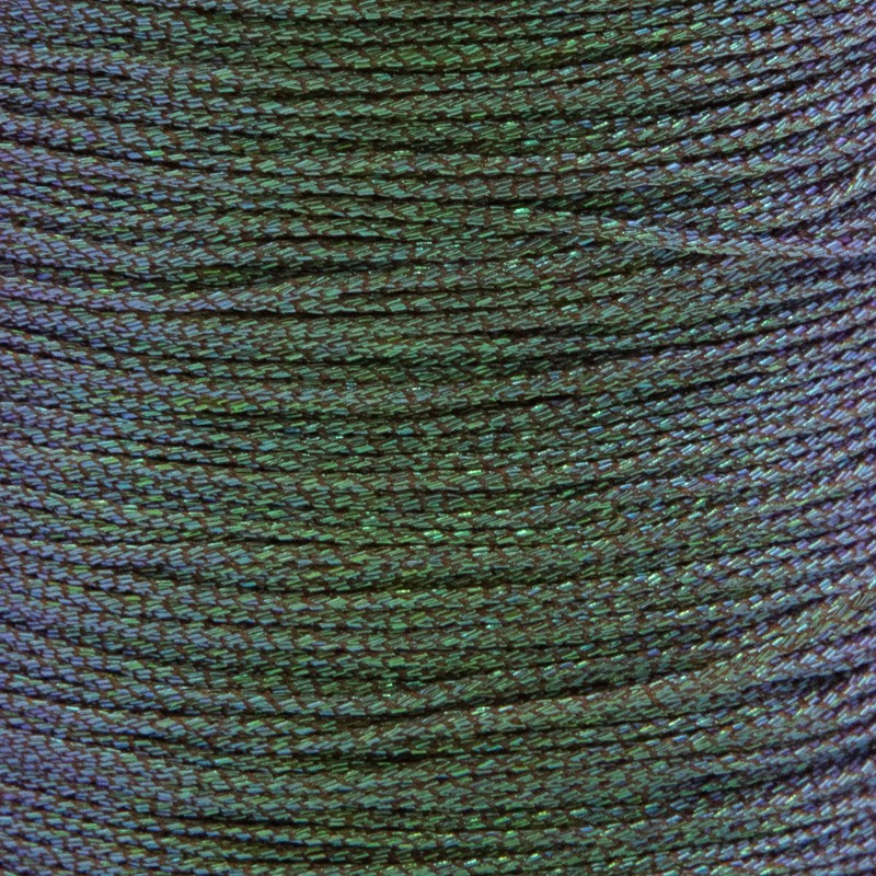 Metallic string / green melange / 0.4mm 40m / spool PWSM0420